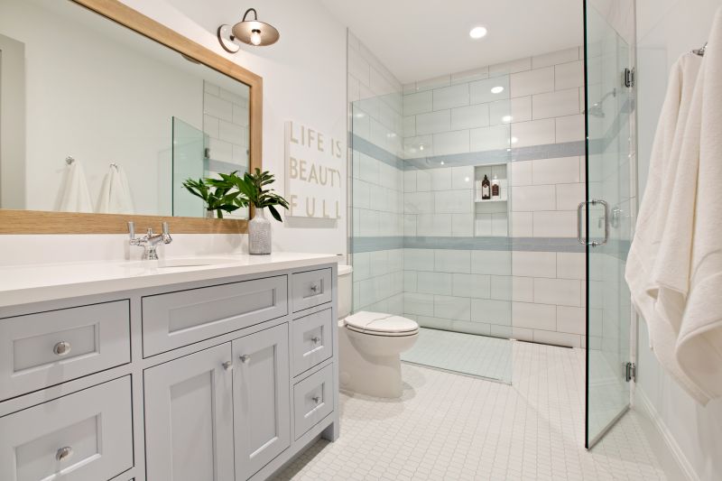 Wide Picture of a Modern Bathroom