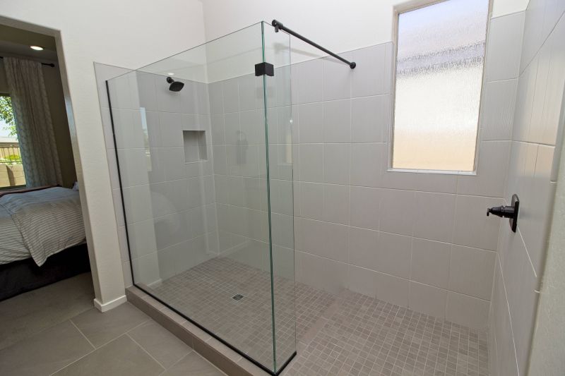 Stylish Shower with Glass Walls